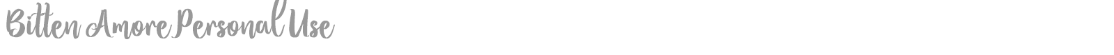 Bitten Amore font preview
